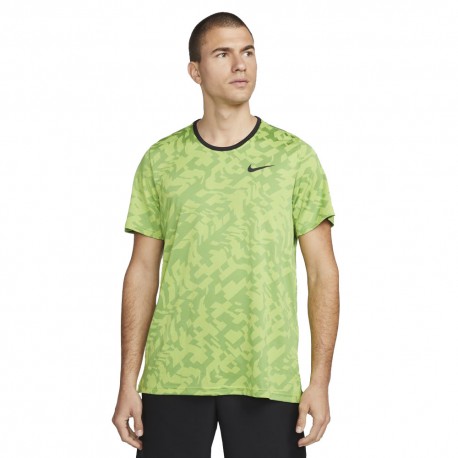 Nike Maglietta Palestra Fantasia Lime Uomo