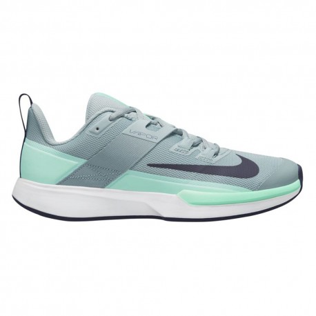 Nike Vapor Lite CC Grigio Azzurro - Scarpe da Tennis Donna