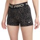 Nike Shorts Sportivi Animal Print Nero Donna