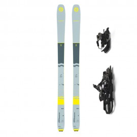 Blizzard Set Sci Alpinismo Zero G 84+Att.Alp Demo10+Pelli Grigio Giallo Uomo