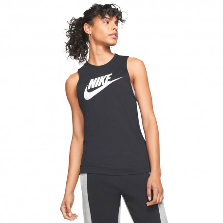 Nike Canotta Logo Nero Donna S