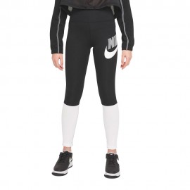 Nike Leggings Bicolor Nero Ragazza