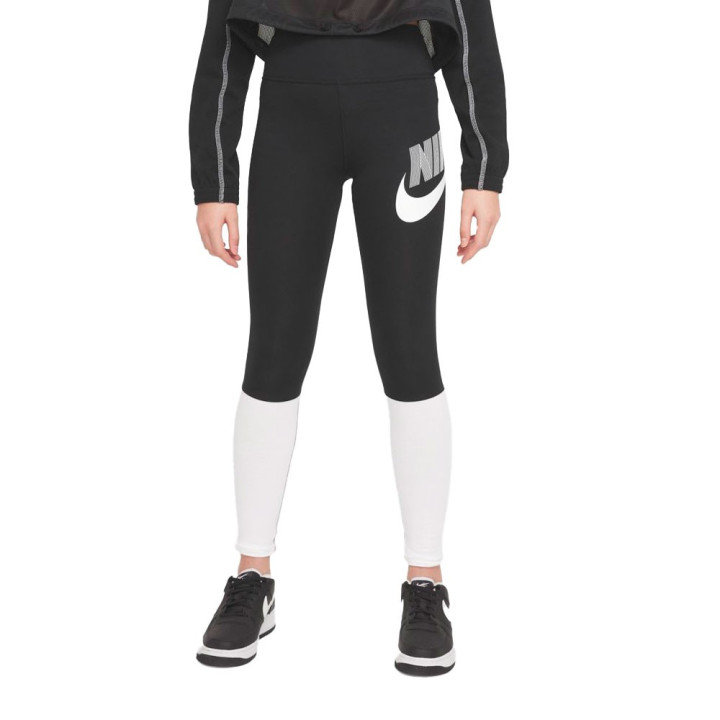 Nike Leggings Bicolor Nero Bambina