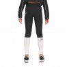 Nike Leggings Bicolor Nero Ragazza