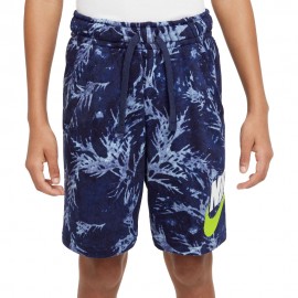 Nike Shorts Camo Leaf Blu Bambino