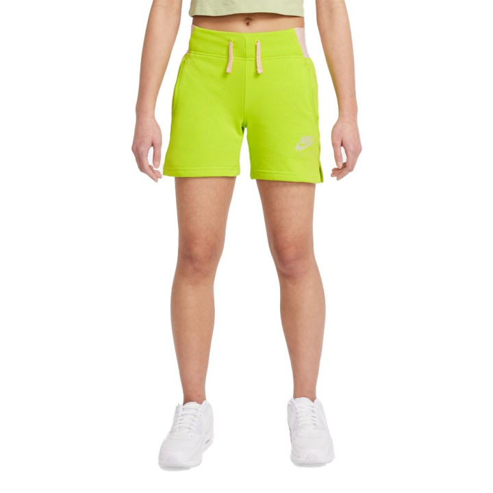 Nike Shorts Logo 5In Verde Bambina