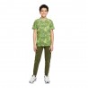 Nike T-Shirt Camo Leaf Verde Bambino