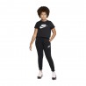 Nike T-Shirt Crop Nero Bambina