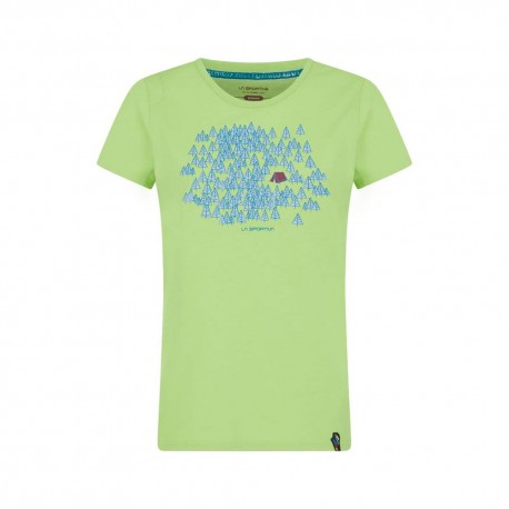 La Sportiva T-Shirt Forest Lime Verde Donna