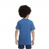 Nike T-Shirt Logo Mondo Blu Bambino