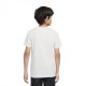 Nike T-Shirt Logo Mountain Grigio Bambino