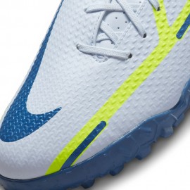 Nike Phantom Gt2 Academy Tf Grigio Blu - Scarpe Da Calcio Uomo