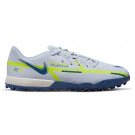 Nike Phantom Gt2 Academy Tf Grigio Blu - Scarpe Da Calcio Uomo