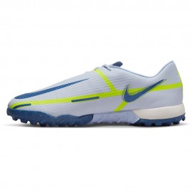 Nike Phantom Gt2 Academy Tf Grigio Blu - Scarpe Da Calcio Uomo