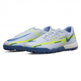 Nike Phantom Gt2 Academy Tf Grigio Blu - Scarpe Da Calcio Uomo
