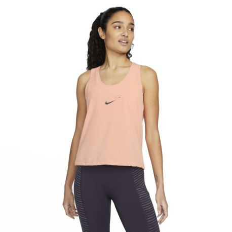 Nike Canotta Running Dvn Cnvrtbl Lt Madder Root Nero Donna