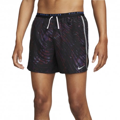Nike Pantaloncini Running 5In Dvn Stride Psychic Purple Reflective Uomo