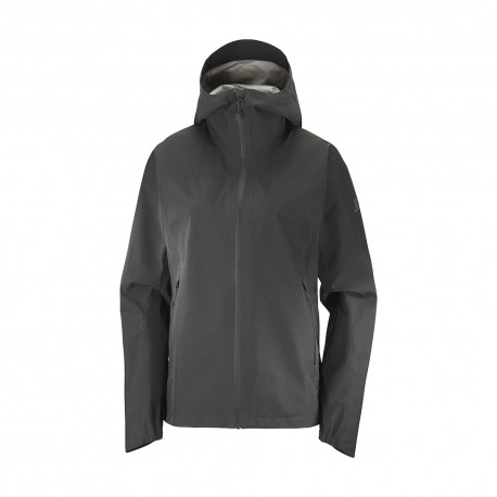 Salomon Giacca Outline Gore-Tex Nero Donna