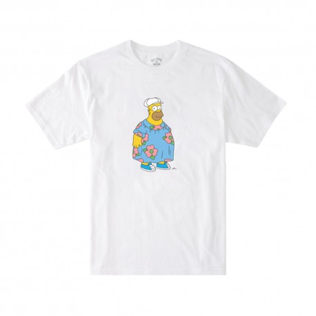Billabong T-Shirt Simpson Bianco Uomo