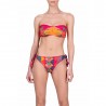 Effek Bikini Fascia Fiorato Arancione Donna