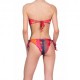 Effek Bikini Fascia Fiorato Arancione Donna