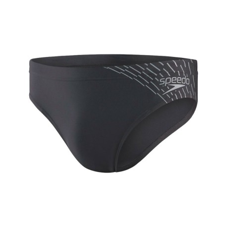 Speedo Costume Slip 7Cm Medley Logo Nero Antracite Uomo