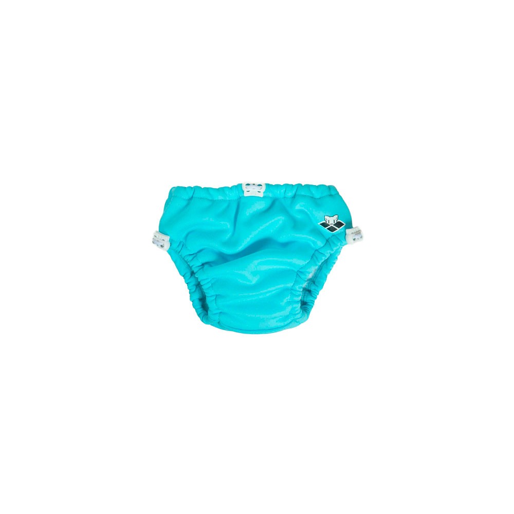 Arena Costume Slip Aqua Nappy Azzurro Bianco Neonato 6 Mesi