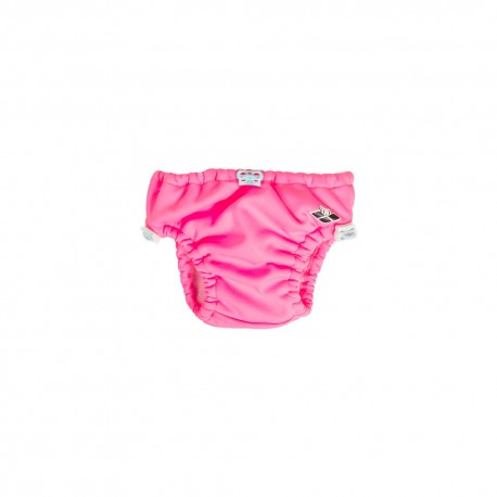 Arena Costume Slip Aqua Nappy Rosa Bianco Neonato