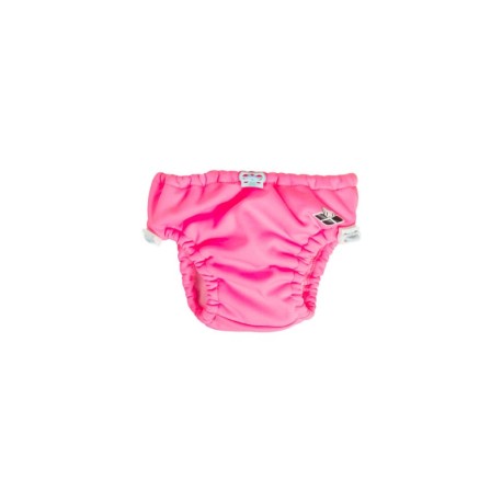 Arena Costume Slip Aqua Nappy Rosa Bianco Neonato