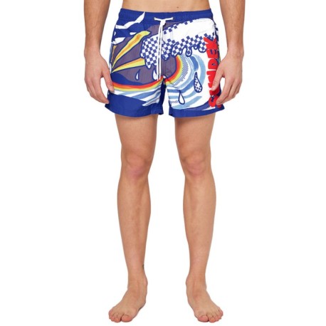 Sundek Costume Boxer 14 Fantsia Blu Uomo