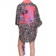 Effek Camicia Maculata Marrone Donna