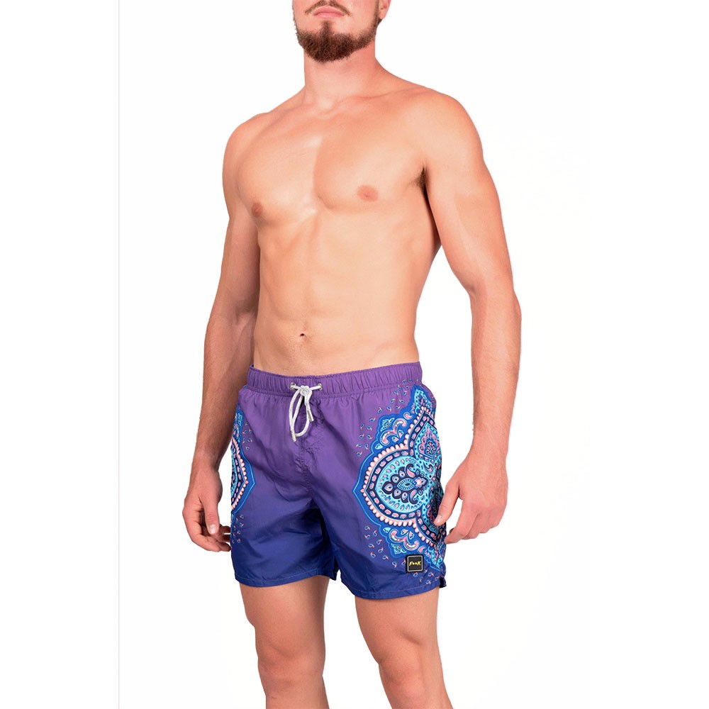 Effek Costume Boxer Fantasia Bandana Viola Uomo M