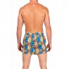 Effek Costume Boxer Fantasia Hawai Azzurro Uomo