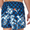 Sundek Costume Boxer Quadri Fiori Blu Multicolore Uomo