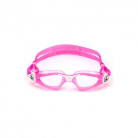 Aqua Sphere Occhialini Nuoto Kayenne Clear Lens Rosa Bianco Bambino