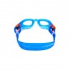 Aqua Sphere Occhialini Nuoto Moby Kid Clear Lens Blu Arancio Bambino