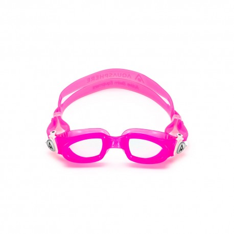 Aqua Sphere Occhialini Nuoto Moby Kid Clear Lens Rosa Bambino