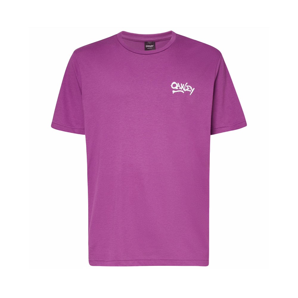 Image of Oakley T-Shirt Logo Rane Viola Uomo L