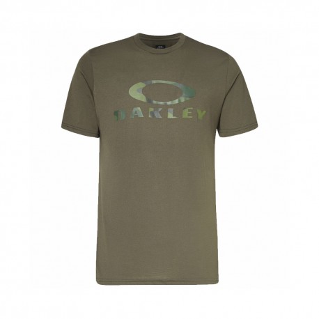 Oakley T-Shirt Logo Verde Uomo