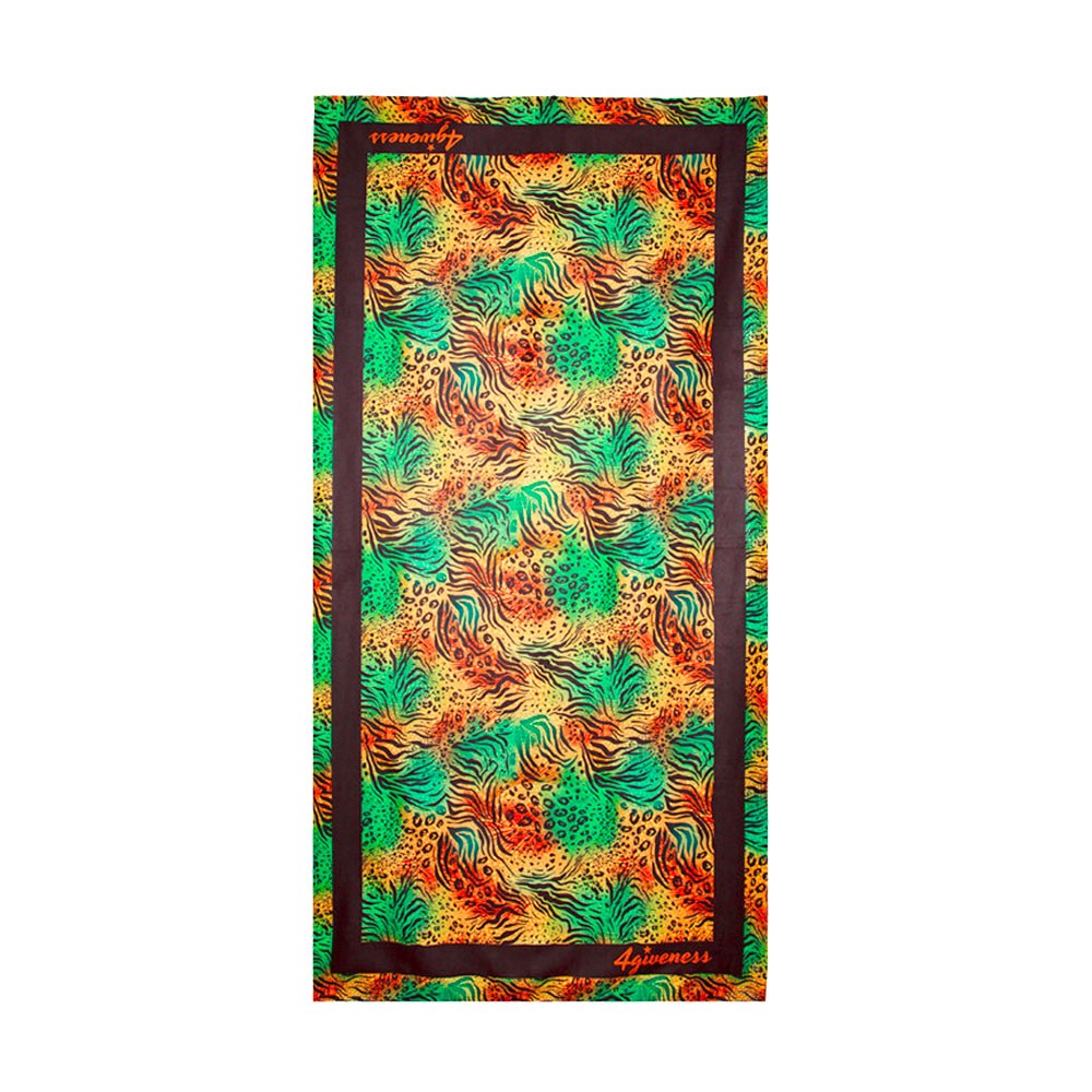 4Giveness Telo Mare Microfibra Dappled Verde TU