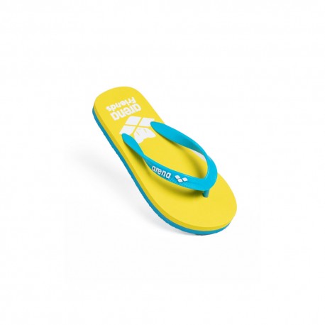 Arena Infradito Flip Flop Giallo Bianco Bambino