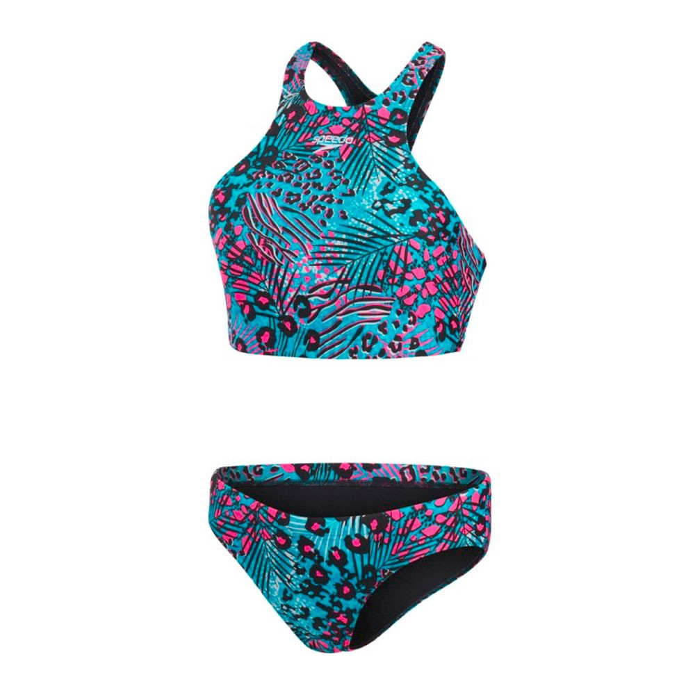 Speedo Costume Due Pezzi Piscina Volley Nero Multi Donna