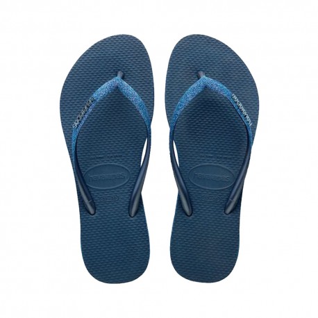 Havaianas Slim Sparkle Ii Blu - Infradito Mare Donna