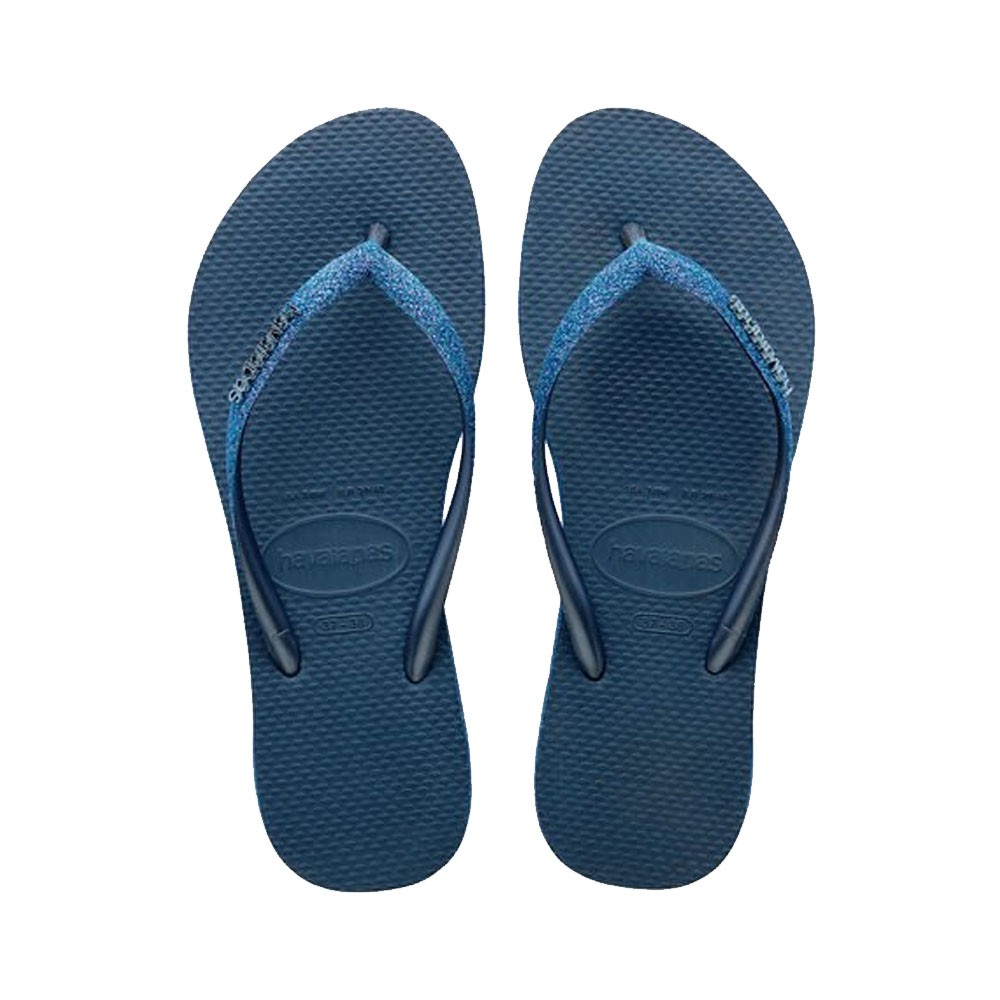 Havaianas Slim Sparkle Ii Navy - Infradito Mare Donna BRASIL 41/42 - EUR 43/44