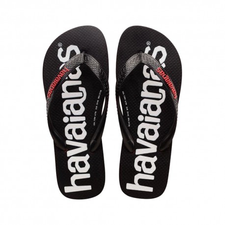 Havaianas Top Logomania Nero - Infradito Mare Uomo