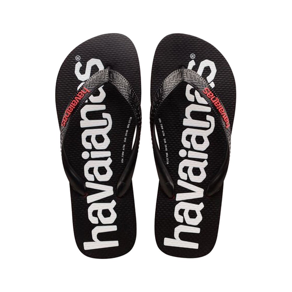 Havaianas Top Logomania Nero - Infradito Mare Uomo BRASIL 41/42 - EUR 43/44