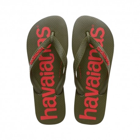 Havaianas Top Logomania Verde - Infradito Mare Uomo