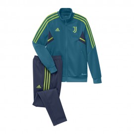 ADIDAS Tuta Calcio Juve Verde Blu Bambino