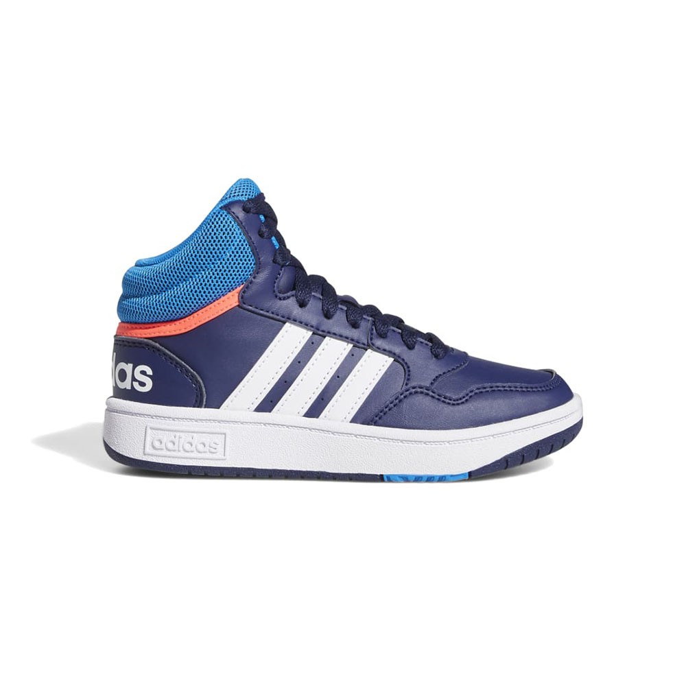 ADIDAS Hoops Mid 3.0 Gs Blu Bianco - Sneakers Bambino EUR 39 1/3 / UK 6