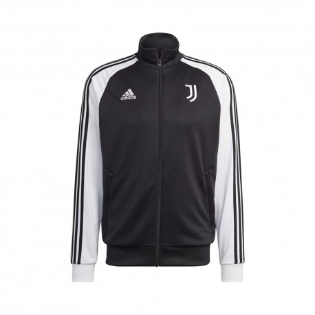 ADIDAS Felpa Calcio Juve Dna Tt Nero Bianco Uomo